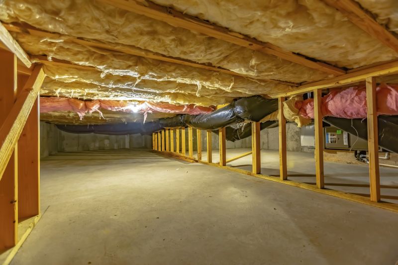 Crawlspace with Encapsulation Materials